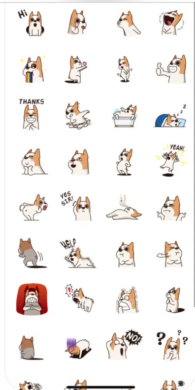 Pup Expressions Fun贴纸软件