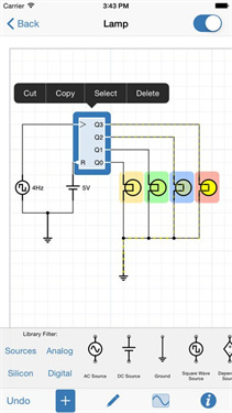 iCircuit物理电路学习工具app